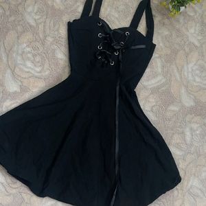 Mini Dress Black + backless