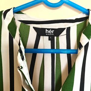 Striped Casual/Formal Top