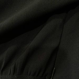 NA-KD Black Balloon Sleeves Top