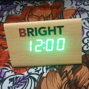 Digital Wood Clock