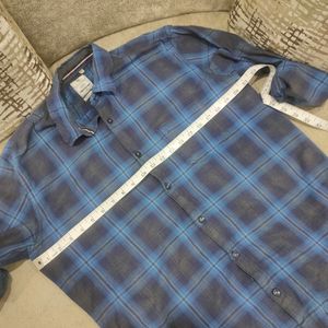 Citrus Flannel Like Checked Shirt