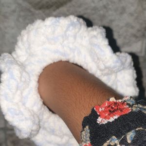 Crochet Velvet Scrunchie