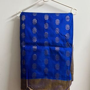 Silk Royal Blue Color Saree