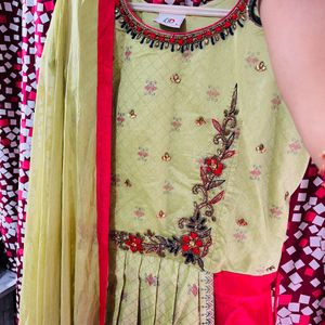 Greed Long Length With Dhupatta An Pant