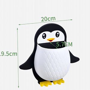 1pcs Penguin Toothbrush Holder With Wall Mounting