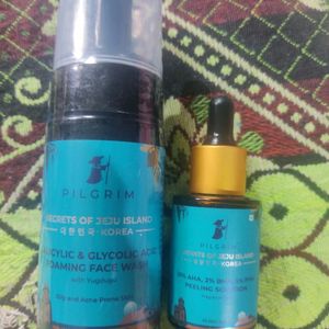 Combo Pilgrim Salicylic Face Wash+Peeling Solution