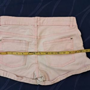 Girls H&M Pink Denim Shorts