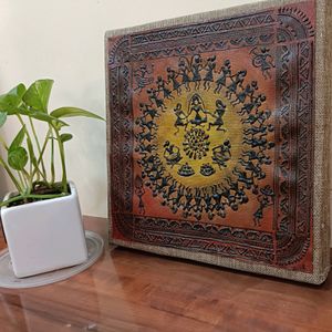 Embossed Warli Art Decor