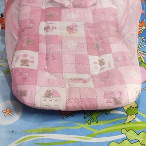 Baby Mattress with Mosquito Net Foldable