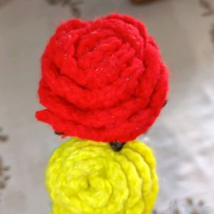 Red And Yellow Chechet Flowers