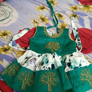 Traditional girl baby frock