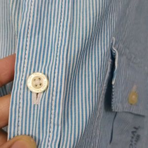 Branded Short Sleevs Cotton Shirt