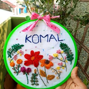 customized name hoop