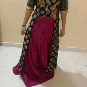 Long Kurti With Skrit