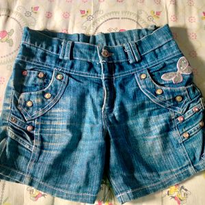 Denim Shorts For Girls