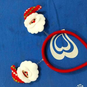 Christmas Santa Head Band (Red) - JingleCrafts