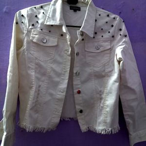 Kassually Studded Front Open Jacket Women