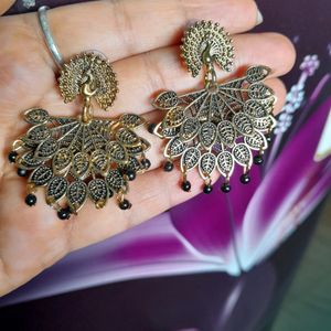 Peacock Earrings