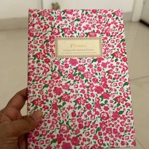 Floral diary 📔 bought in Japan