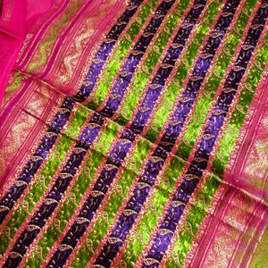 100% Pure Mysore Crepe Silk Saree