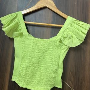 Fluorescent Green Crop To