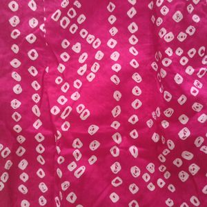 Pink Bhandani Kurti