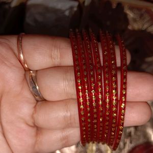 🔴Brand New🔴🔴Red Bangles (Choodiyan)