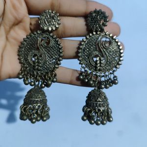 Oxidised Jhumka For Women