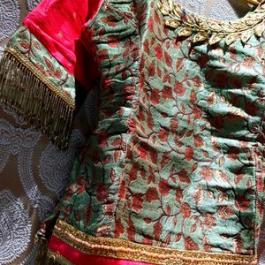 Heavy Silk Lehenga Blouse Dupatta