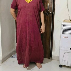 Cotton Night Gown For Women's