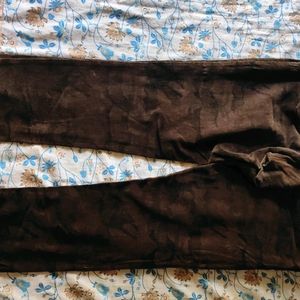 women Brown soft cotton jeans