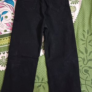 Black straight Fit Jeans