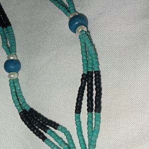 Bohemian Necklace With Earrings Set