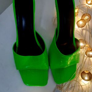 Neon Green Heels