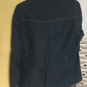 Denim Blue Jacket Cum Shirt