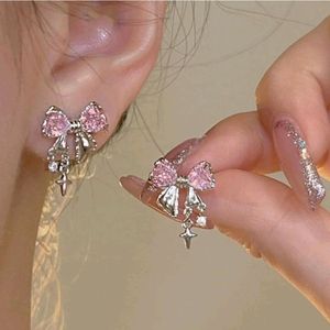 Imported Bow Rhinestone Earrings🎀🌷🐇💝