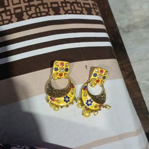 Yellow Earrings