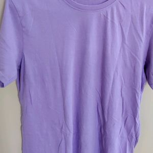 Lavender Oversized T Shirt