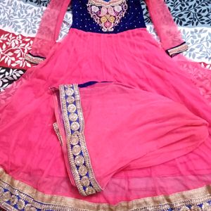 Georgette Anarkali gown  for women,girls