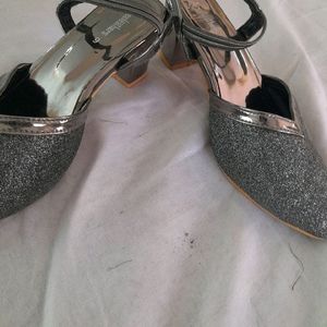 Silver Party Wear heels