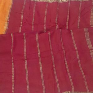 Good Condition Mysoore Silk Saree For Sale