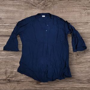 Blue Cotton Shirt