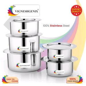 Vigneshgenix Cookware Set 5 Piece 🥗⭐