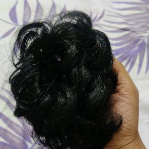 Set of 2 Hair Bun Wig With Stretchable Bow