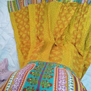 Yellow Anarkali