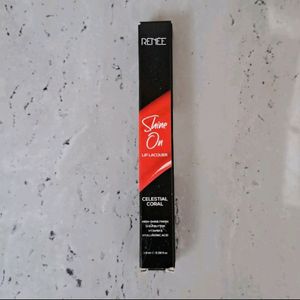 RENEE SHINE ON LIP LACQUER CELESTIAL CORAL