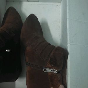 Brown Coloured Boots For Women