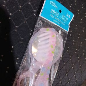 Korean Combo Of Comb And Mirror