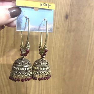 ❣️Maroon Earrings New ❣️