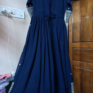 👗 Beautiful Navy Blue Gown 👗